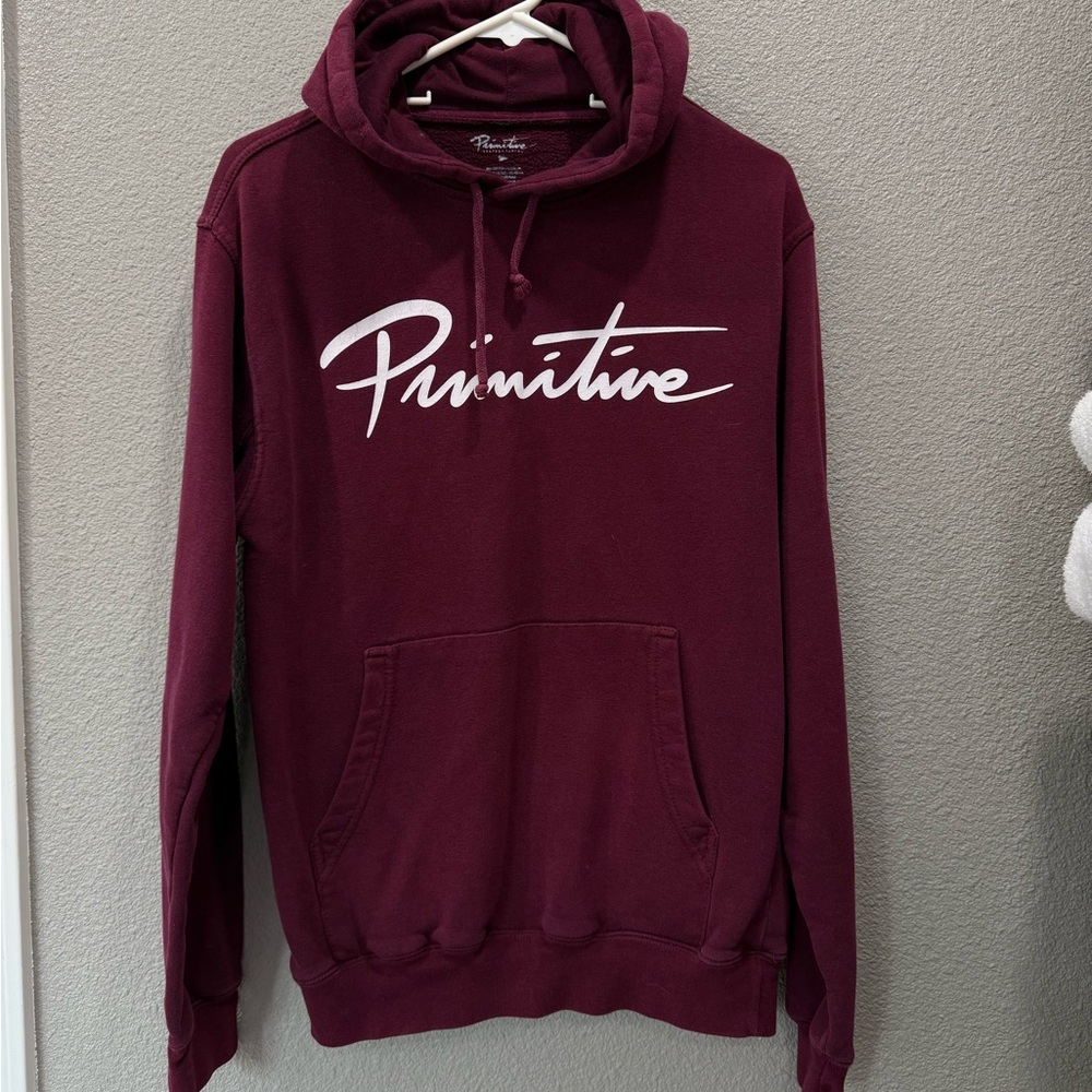 Primitive Maroon Sweatshirt Hoodie